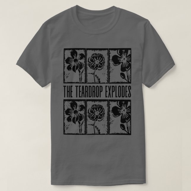 The Teardrop Explodes 80s New Wave Music T-Shirt (Design Front)
