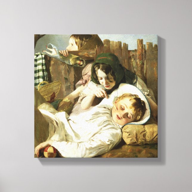 The Tease Canvas Print (Front)