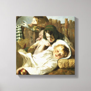 The Tease Canvas Print