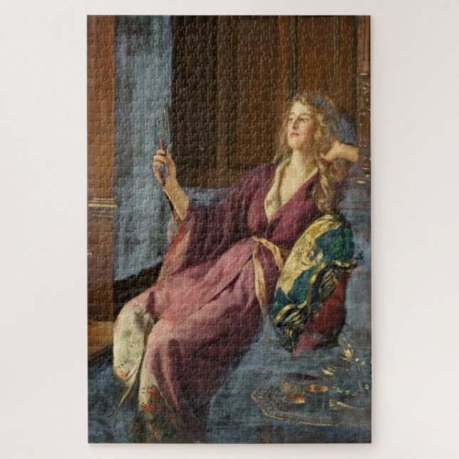 The Teasing Little Minx (by John Collier) Jigsaw Puzzle (Vertical)