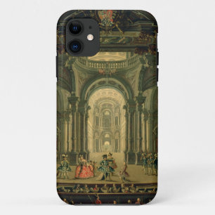 The Teatro Reale in Turin (oil on canvas) iPhone 11 Case