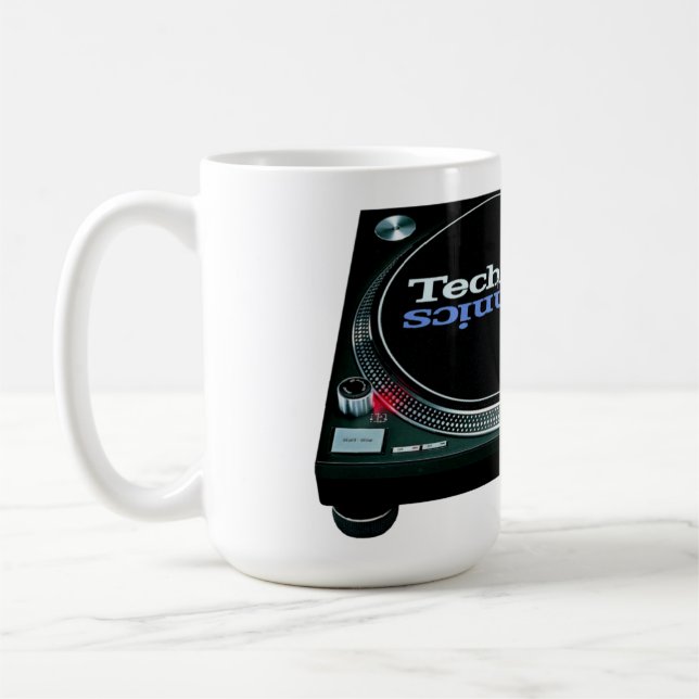 The TECHNICS SL-1210M5D DJ Turntable Deck Coffee Mug (Left)