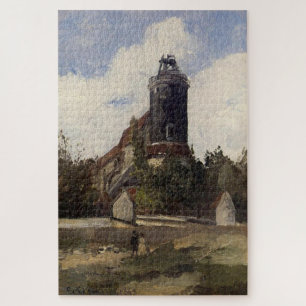 The Telegraph Tower at Montmartre by Pissarro Jigsaw Puzzle
