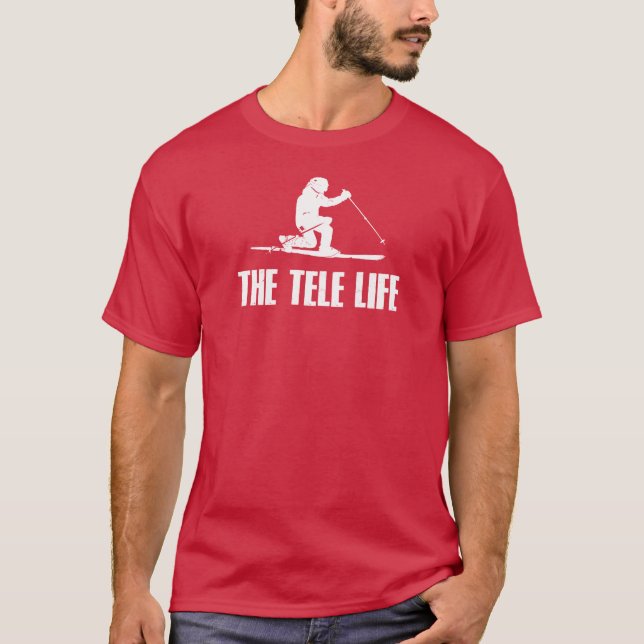 The Telemark Ski Life T-Shirt (Front)