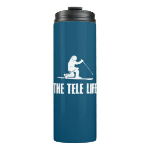 The Telemark Ski Life Thermal Tumbler
