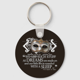 The Tempest Quote Key Ring
