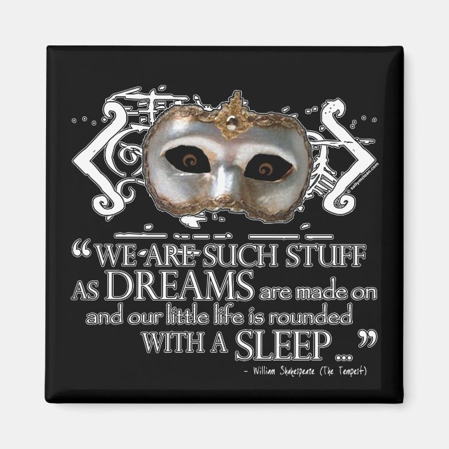 The Tempest Quote Magnet (Front)