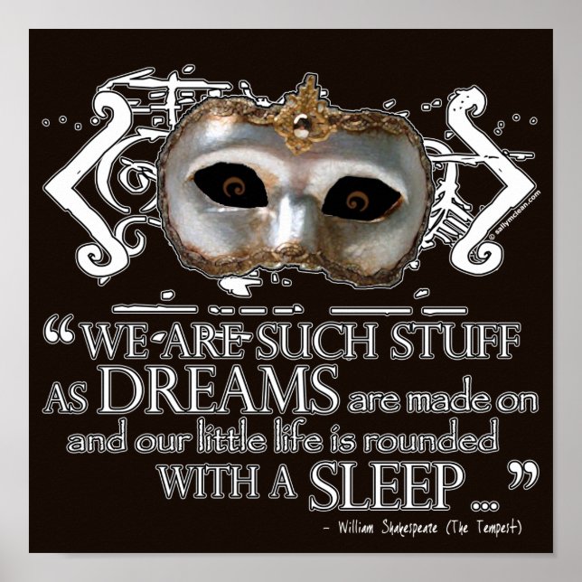 The Tempest Quote Poster (Front)