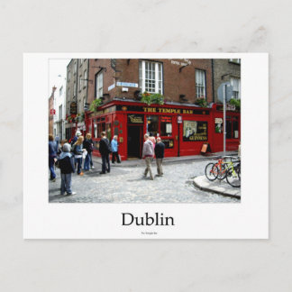 The Temple Bar, Dublin, Ireland Postcard