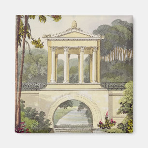The Temple Bridge, from Ackermann's 'Repository of Magnet