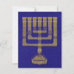 The Temple Lampstand stationary flat Note Card<br><div class="desc">This 4" x 5.25" stationary flat features a print of an original embroidery of the Lampstand (menorah) found in the ancient Temple in Jerusalem. Embedded in the embroidery design is text, in Hebrew letters, from Exodus 25:35, describing the fashioning of the Lampstand by Temple artisans. Proceeds from the sale of...</div>