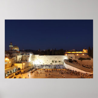 The Temple Mount in Jerusalem, Israel Poster