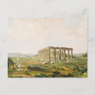 The Temple of Apollo Epicurius, plate 25 from Part Postcard