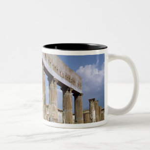 The Temple of Apollo Two-Tone Coffee Mug