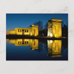 The Temple of Debod in Madrid Spain Postcard