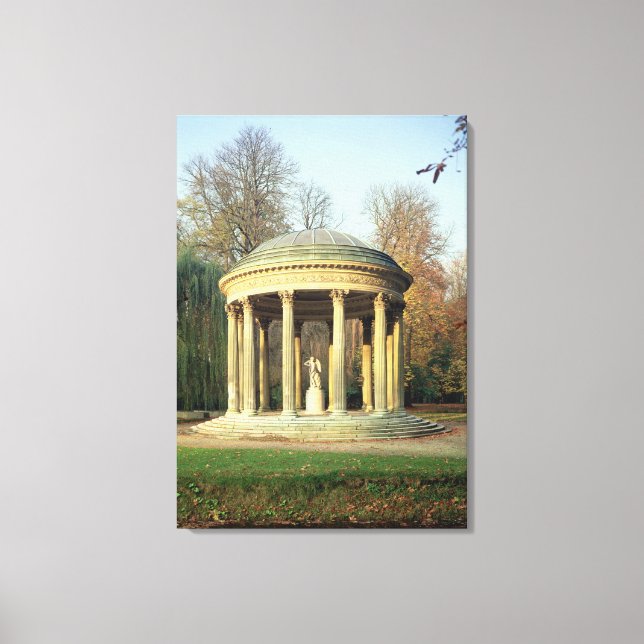 The Temple of Love in the Parc du Petit Canvas Print (Front)