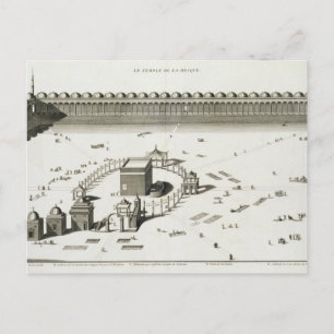 The Temple of Mecca (engraving) Postcard