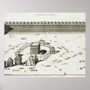The Temple of Mecca (engraving) Poster