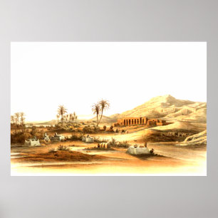The Temple of Sethos I , Egypt Poster 