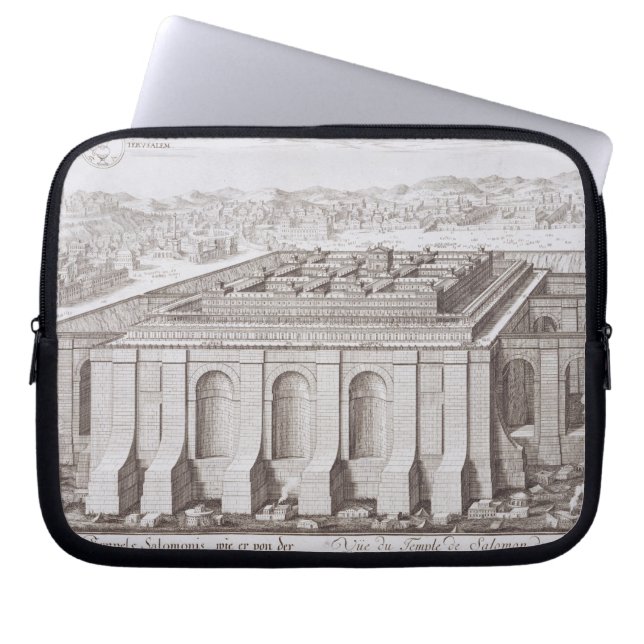 The Temple of Solomon, Jerusalem, from 'Entwurf ei Laptop Sleeve (Front)