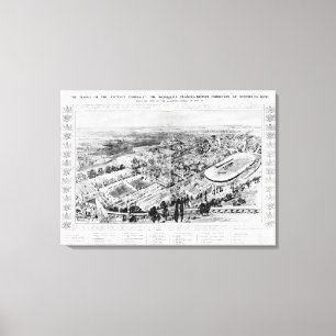 The Temple of the 'Entente Cordiale' Canvas Print