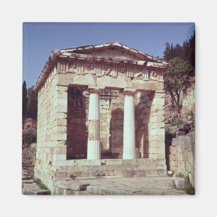 The Temple of the Treasures of the Athenians Magnet
