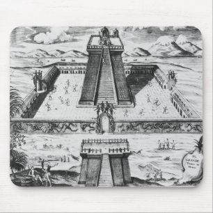 The Templo Mayor at Tenochtitlan Mouse Mat