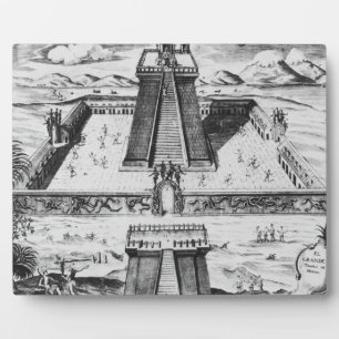 The Templo Mayor at Tenochtitlan Plaque