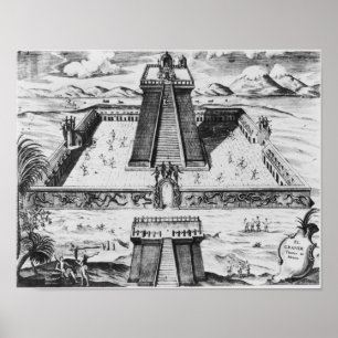 The Templo Mayor at Tenochtitlan Poster