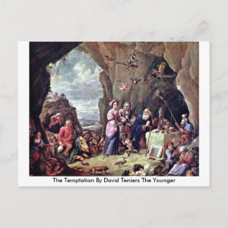 The Temptation By David Teniers The Younger Postcard