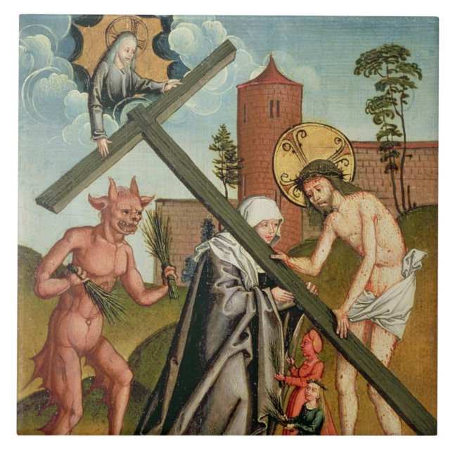 The Temptation of a Saint Tile (Front)