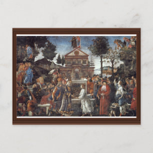 The Temptation Of Christ By Botticelli Sandro Postcard