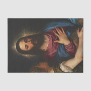 The Temptation of Christ, Titian Tissue Paper