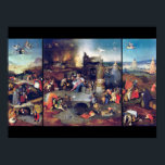 The Temptation of Saint Anthony, Bosch Poster<br><div class="desc">Hieronymus Bosch (1450 – 9 August 1516) was a Dutch/Netherlandish painter from Brabant. He is one of the most noteable representatives of the Early Netherlandish painting school. Quote:Wikipedia</div>