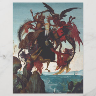 The Temptation of Saint Anthony by Michelangelo Flyer