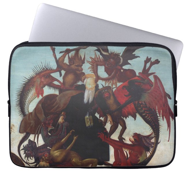 The Temptation of Saint Anthony by Michelangelo Laptop Sleeve (Front)