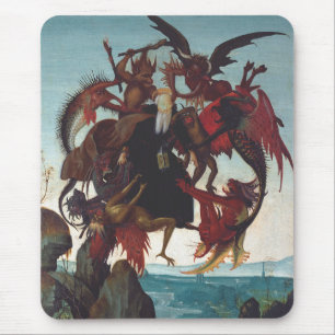 The Temptation of Saint Anthony by Michelangelo Mouse Mat