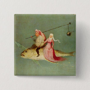 The Temptation of St. Anthony 2 15 Cm Square Badge