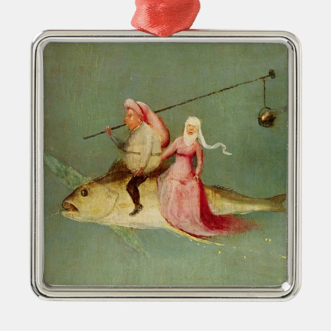 The Temptation of St. Anthony 2 Metal Tree Decoration (Front)