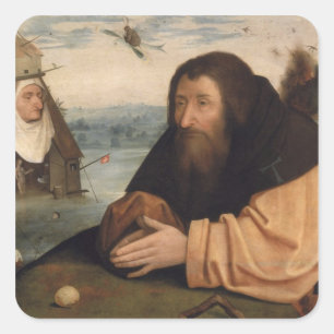 The Temptation of St. Anthony 2 Square Sticker