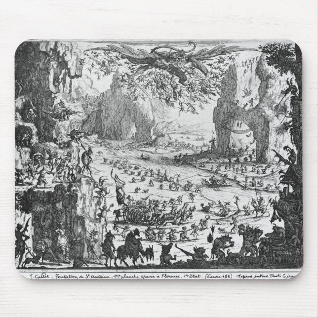 The Temptation of St. Anthony Mouse Mat (Front)