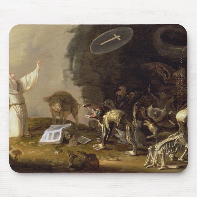 The Temptation of St. Anthony (panel) Mouse Mat (Front)