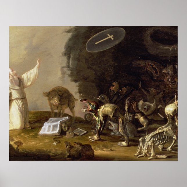 The Temptation of St. Anthony (panel) Poster (Front)