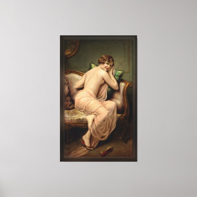 The Temptress by Francois Martin-Kavel Canvas Print (Front)