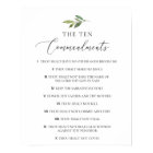 The Ten Commandments Christian Bible Verse Church