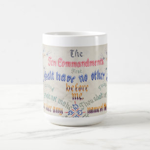 The Ten Commandments Coffee Mug