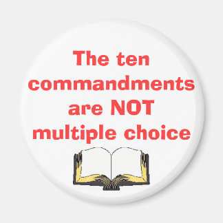 The ten commandments Magnet