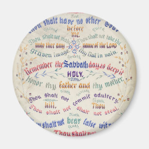 The Ten Commandments magnets