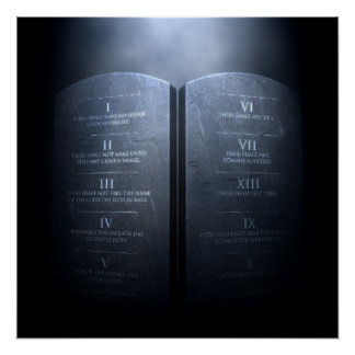 The Ten Commandments Poster