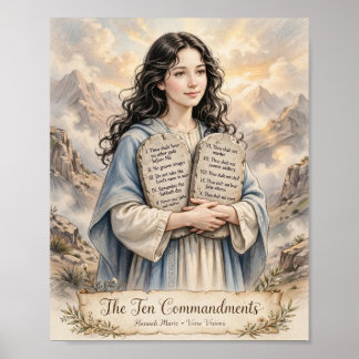 The Ten Commandments Poster - Feminine Woman